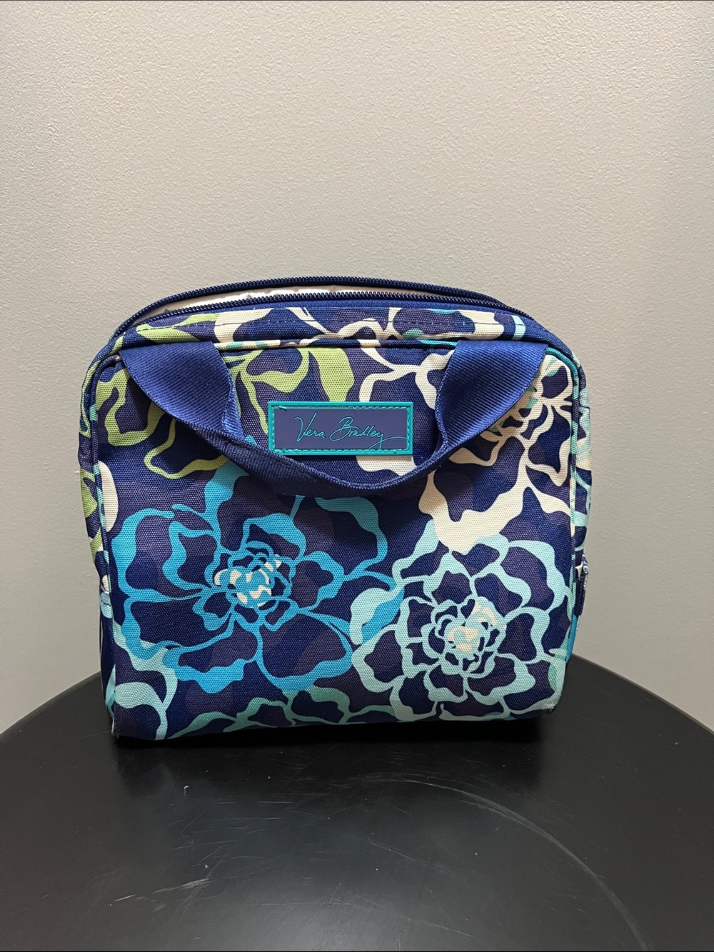 Vera Bradley Navy Floral lunch bag